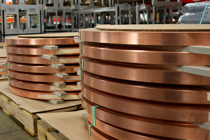 Bulk Copper Slit Rolls