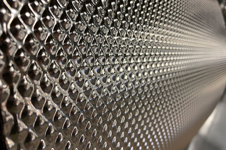 Stainless Steel Foil Close up